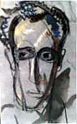 Self Portrait, 1947, mixed
